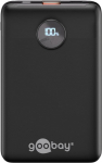 Ne&scaron;iojamas įkroviklis (Power bank) Goobay Compact, 10000 mAh, juoda sp.