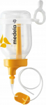 Kūdikių buteliukas, papildoma maitinimo sistema Medela, 150 ml, 0 mėn., skaidrus/geltonas