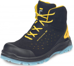 Darbo batai vyrams Cerva Halwill Pro MF ESD S1PS SR, be aulo, be pa&scaron;iltinimo, juoda/geltona, 37 dydis