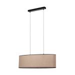 &Scaron;viestuvas lubų Britop Negro, E27, 2 x 40 W, smėlio sp.