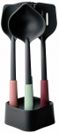 Virtuvės reikmenų rinkinys Brabantia Tasty+, 33 cm, juoda sp./įvairių spalvų, 5 vnt.