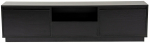 TV staliukas Nordure Vanguard, juoda sp., 29.5 cm x 160 cm x 42 cm