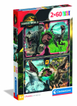 Dėlionė Clementoni Super Color Jurassic World 24830, 27 cm x 18.5 cm, 120 vnt.