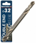 Metalo grąžtų rinkinys, dvipusė Specialist+ Double End, metalas/plienui/nerūdijantysis plienas, hss, srieginis, 3.2 mm x 4.9 cm