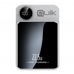 Ne&scaron;iojamas įkroviklis (Power bank) Quik QP-820, 10000 mAh, 15 W, sidabro sp.