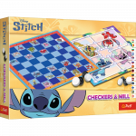 Stalo žaidimas Trefl Disney Stitch Checkers & Mill