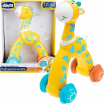 Stumiamas žaislas, žirafa Chicco Baby Sense & Focus Push And Go, geltona sp.