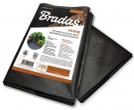 Agrotekstilė nuo piktžolių Bradas, juoda, 5 m x 1 m, 100 g/m&sup2;
