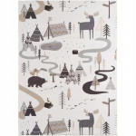Kilimas vidaus Ayyildiz Coco Forest Adventure, pilka sp./ruda sp./smėlio sp., 230 cm x 160 cm