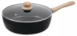 Keptuvė su dangčiu Pyrex Cook&Care, &Oslash; 28 cm, aliuminis