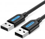 Kabelis Vention COJBH USB Type-A Male (vyri&scaron;ka), USB Type A Male (vyri&scaron;ka), 2 m, juoda sp.