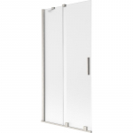 Vonios sienelė Mexen Velar, 95 cm x 150 cm, brushed nickel sp./matinis