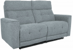 Sofa-reklaineris Home4you Bosco, melsvai pilka sp., 94 x 157 cm x 102 cm