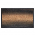 Durų kilimėlis 4IQ Stripes L, ruda sp./juoda sp., 76.2 cm x 45.5 cm x 1 cm