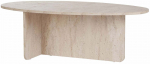 Kavos staliukas Nordure Orba, travertine sp., 65 cm x 120 cm x 40 cm