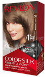 Plaukų dažai Revlon Colorsilk Beautiful Color, light brown ash sp., Light Brown Ash 50, 59.1 ml