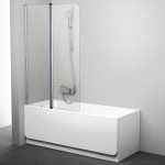 Vonios sienelė Ravak CVS2 - 100 R, 99 cm x 150 cm, sidabro