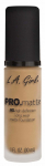 Skystas makiažo pagrindas L.A. Girl PRO Matte Foundation, dramblio kaulo, glm717 soft beige, 30 ml