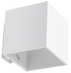 &Scaron;viestuvas sieninis Sollux Quad SL.0059 White, GU10, 1 x 40 W, balta sp.