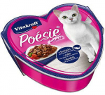 &Scaron;lapias kačių maistas Vitakraft Poesie Sauce, žuvis/daržovės, 0.085 kg