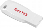 USB atmintinė SanDisk Cruzer Blade, balta sp., 16 GB