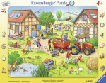Dėlionė Ravensburger My little farm 065820, 32.5 cm x 24.5 cm, 24 vnt., įvairių spalvų