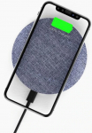 Belaidis įkroviklis Devia UFO, USB, mėlyna sp., 15 W