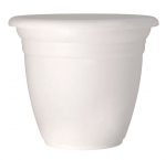 Gėlių vazonas Domoletti TE000021-110, plastikinis, &Oslash; 21 cm, balta sp.