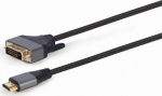 Adapteris Gembird CC-HDMI-DVI-4K-6 CC-HDMI-DVI-4K-6 HDMI, DVI, 1.8 m, juoda sp.