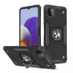 Telefono dėklas Wozinsky Ring Armor, Samsung Galaxy A22, juoda sp.