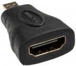 Adapteris Akasa AK-CBHD22-BK Micro HDMI male, HDMI female, juoda