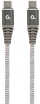 Laidas Gembird CC-USB2B-CMCM100, USB Type C, 150 cm, pilka sp.