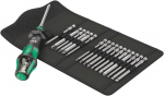 Antgalių rinkinys Wera Turbo Screwdriver Handle & Bit Set 2240145, izoliuotas, 14.6 cm