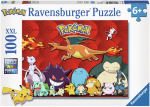 Dėlionė Ravensburger Pokemon 10934, 36.2 cm x 49.5 cm, 100 vnt., įvairių spalvų