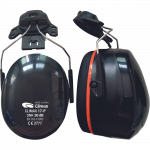 Triuk&scaron;mą slopinančios ausinės, suderinama su &scaron;almu Climax 17-P, juoda/raudona, Universalus dydis