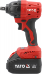 Akumuliatorinis smūginis veržliasukis Yato YT-8277925, 18 V, 4000 mAh