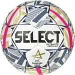 Rankinio kamuolys Select Ultimate Replica EHF Champions League, 1 dydis, mėlyna sp./aukso sp./balta sp.