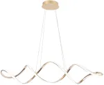 &Scaron;viestuvas lubų Candellux Lighting Snello 31-54074, LED, 3000 - 6500 &deg;K, 1 x 32 W, balta sp. / aukso sp.