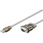 Adapteris Goobay USB serial RS 232 converter RS-232, USB