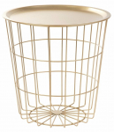 Kavos staliukas Homla Scandi, aukso sp., 41 cm x 41 cm x 41 cm