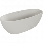 Vonia, laisvai pastatoma Mexen Torino, 155 cm x 78 cm x 56 cm, ovalas, balta sp.