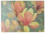 Pjaustymo lentelė Allesken Aria Magnolia, rožinė sp./žalia sp., 40 cm x 30 cm