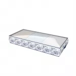 Rūbų mai&scaron;as Ordinett 126034002, 100 cm x 45 cm, tekstilė/polipropilenas (pp), mėlyna sp./balta sp.