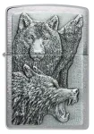 Žiebtuvėlis Zippo 46960 Wolf Pack Emblem, sidabro sp.