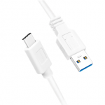Kabelis Logilink USB 3.2 - USB-C CU0175 USB, USB-C, 1.5 m, balta sp.