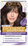 Plaukų dažai L&rsquo;Or&eacute;al Paris Excellence Cool Creme, ultra ash brown sp., 4.11, 60 ml