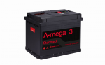 Akumuliatorius A-mega Standard, 12 V, 60 Ah, 540 A