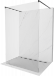 Du&scaron;o sienelė Mexen Kioto Walk-in, 105 cm x 200 cm, juoda sp./grūdintas