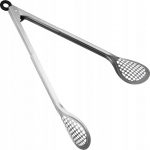 Virtuvinės žnyplės Brunbeste BB-2497, 30 cm, sidabro sp.