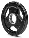 Diskinis svoris Gymstick Rubber x 2.5 kg, juoda sp.